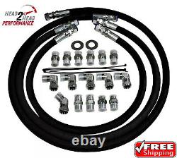 01-10 Duramax 6.6L 5/8 1200 PSIB Allison Transmission Cooler Lines with Adapters