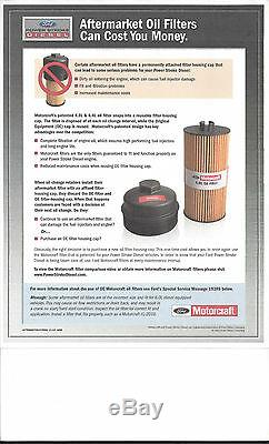 03-07 Ford 6.0 6.0L Powerstroke Diesel Oil / Fuel Filters & Schaeffer's 15W40