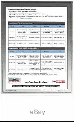 03-07 Ford 6.0 6.0L Powerstroke Diesel Oil / Fuel Filters & Schaeffer's 15W40