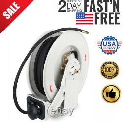 1/4'' X 50ft Diesel Fuel Hose Reel Adjustable for Motor Emulsified Oil US