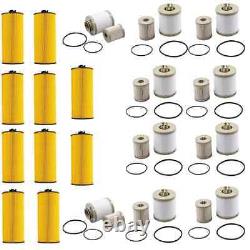 10 Pack For 03-07 Ford 6.0L Powerstroke Diesel Oil Fuel Filter Kit FD4616 FL2016