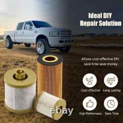 10 Pack For 03-07 Ford 6.0L Powerstroke Diesel Oil Fuel Filter Kit FD4616 FL2016