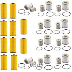 10 Pcs For 03-07 6.0L Powerstroke Diesel Oil & Fuel Filter FD4616 FL2016 Kit