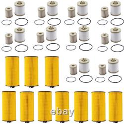 10 Pcs For 03-07 6.0L Powerstroke Diesel Oil & Fuel Filter FD4616 FL2016 Kit