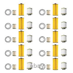 10 sets FD4616 FL2016 Powerstroke Diesel Oil Fuel Filter for 03-07 Ford 6.0L Kit