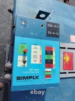 100 Gallon Fuel Diesel Gas Oil Day Tank Pump Simplx Simplex
