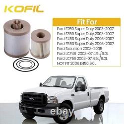 10For 03-07 Ford F Serie 6.0L Powerstroke Diesel Oil Fuel Filter FD4616 FL2016