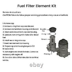 10For 03-07 Ford F Serie 6.0L Powerstroke Diesel Oil Fuel Filter FD4616 FL2016