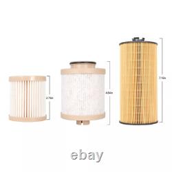 10Sets Powerstroke Diesel Oil Fuel Filter for 03-07 Ford 6.0L Kit FD4616 FL2016