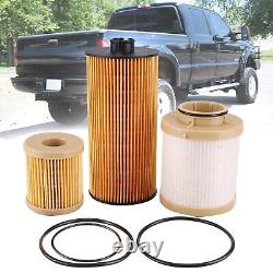 10X FD4616 Oil & Fuel Filter Kit withO-Ring For 03-07 Ford 6.0L Powerstroke Diesel