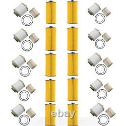 10X For 03-07 Ford F250 6.0 Powerstroke Diesel Oil&Fuel Filter Kit FD4616 FL2016