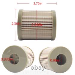 10X For Powerstroke Diesel Oil Fuel Filter for 03-07 Ford 6.0L Kit FD4616 FL2016