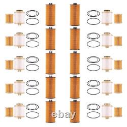 10x Diesel Oil Fuel Filter For 2003-2007 Ford F-350 Super Duty 6.8L