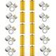 10x For 2003-07 Ford 6.0L Powerstroke Diesel Oil & Fuel Filter Kit FD4616 FL2016
