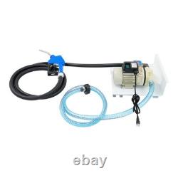 110V 1 Electric Diesel Oil Fuel Transfer Pump Flowmeter with13' Hose & Nozzle Kit