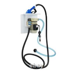 110V 1 Electric Diesel Oil Fuel Transfer Pump Flowmeter with13' Hose & Nozzle Kit