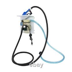 110V 1 Electric Diesel Oil Fuel Transfer Pump Flowmeter with13' Hose & Nozzle Kit