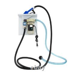 110V 1 Electric Diesel Oil Fuel Transfer Pump Flowmeter with13' Hose & Nozzle Kit