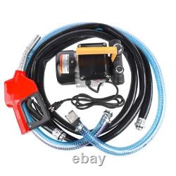 110V 16 GPM Diesel Oil Fuel Transfer Pump Electric Self-Priming with Refueling Gun