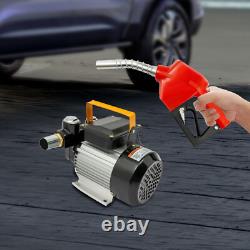 110V AC 16GPM Diesel Oil Fuel Transfer Pump Kit Electric Self-Priming with Nozzle