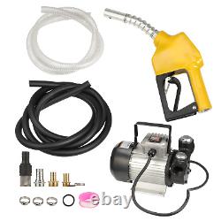 110V AC 16GPM Diesel Oil Fuel Transfer Pump Kit Electric Self-Priming with Nozzle