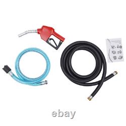 110V AC 16GPM Diesel Oil Fuel Transfer Pump Kit Electric Self-Priming with Nozzle