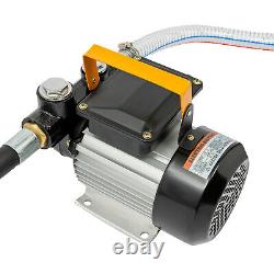 110V AC 16GPM Diesel Oil Fuel Transfer Pump Kit Electric Self-Priming with Nozzle