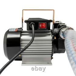 110V AC 16GPM Diesel Oil Fuel Transfer Pump Kit Electric Self-Priming with Nozzle