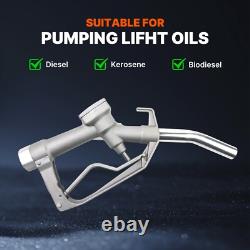 110V AC 16GPM Diesel Oil Fuel Transfer Pump Kit Electric Self-Priming with Nozzle