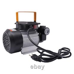 110V AC 16GPM Diesel Oil Fuel Transfer Pump Kit Electric Self-Priming with Nozzle