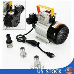 110V AC 550W Electric Oil Pump Transfer 16GPM Fuel Diesel With Aluminum Casing