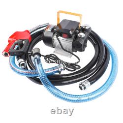 110V AC 60Hz Electric Diesel Oil Fuel Transfer Pump Kit 16GPM
