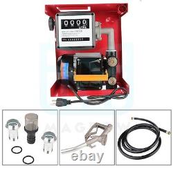 110V AC Electric Gas Transfer Pump 550W with Nozzle Suitable For Oil Fuel Diesel