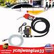 110V Electric Diesel Oil Fuel Transfer Pump Self-Priming Pume WithHose with Nozzle