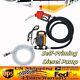 110V Electric Diesel Oil Fuel Transfer Pump Self-Priming Pume with Hose Nozzle Kit