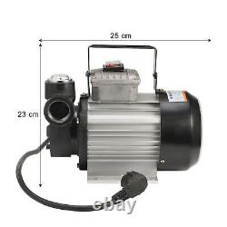 110V Electric Diesel Oil Fuel Transfer Pump with Discharge Hose & Nozzle Set