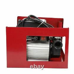 110V Electric Diesel Oil Fuel Transfer Pump with Meter +13' Hose & Nozzle Kit