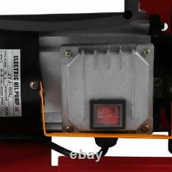 110V Electric Fuel Pump Diesel Oil Transfer Pump withMeter, 13ft Hose & Nozzle