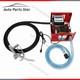 110V Electric Oil Fuel Diesel Gas Transfer Pump WithMeter 13' Hose Manual Nozzle