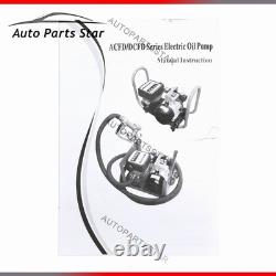 110V Electric Oil Fuel Diesel Gas Transfer Pump WithMeter 13' Hose Manual Nozzle