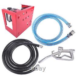 110V Electric Oil Fuel Diesel Transfer Pump & Meter & 2/4m Hose & Manual Nozzle