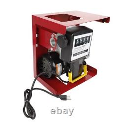 110V Electric Oil Fuel Diesel Transfer Pump & Meter & Hose & Manual Nozzle Set
