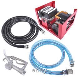 110V Electric Oil Fuel Diesel Transfer Pump & Meter & Hose & Manual Nozzle Set