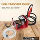 110V Electric Oil Fuel Diesel Transfer Pump With Nozzle Meterr Oil Fuel Diesel New