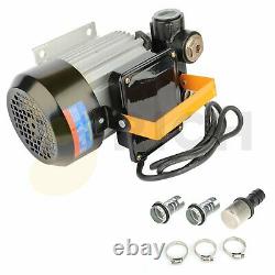 110V Oil Pump AC 550W Electric Self Prime Fuel Diesel With Aluminum Casing