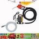 110V Self-Priming Pume With Hose Nozzle Electric Diesel Oil Fuel Transfer Pump Kit