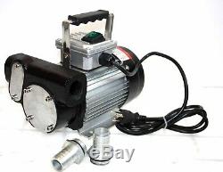 110v AC 16GPM Oil Transfer Pump Kit Fuel Diesel Biodiesel withDigital Nozzle, Hose