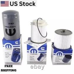 12 pcs Mopar Diesel Fuel Oil Filter Set 2019-2021 Ram 2500 3500 4500 5500 6.7L