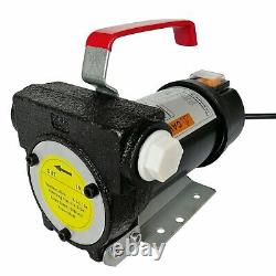 12V 10 GPM Electric Diesel Oil And Fuel Transfer Extractor Pump with Nozzle & Hose