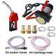 12V 11GPM Electric Diesel Oil Fuel Transfer Extractor Pump withNozzle Hose